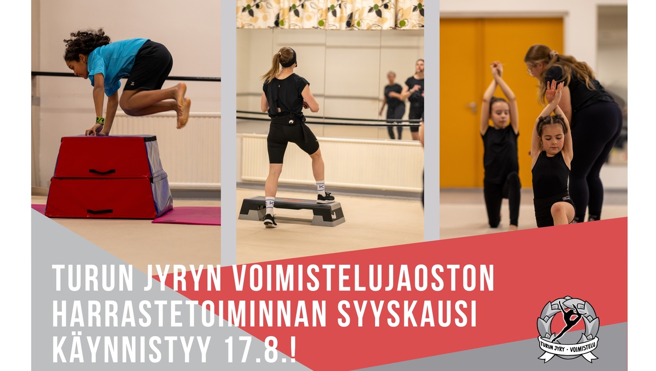 Featured image for “Turun Jyryn voimistelujaoston harrastetoiminta käynnistyy!”